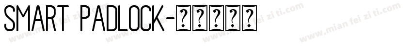 SMART PADLOCK字体转换
